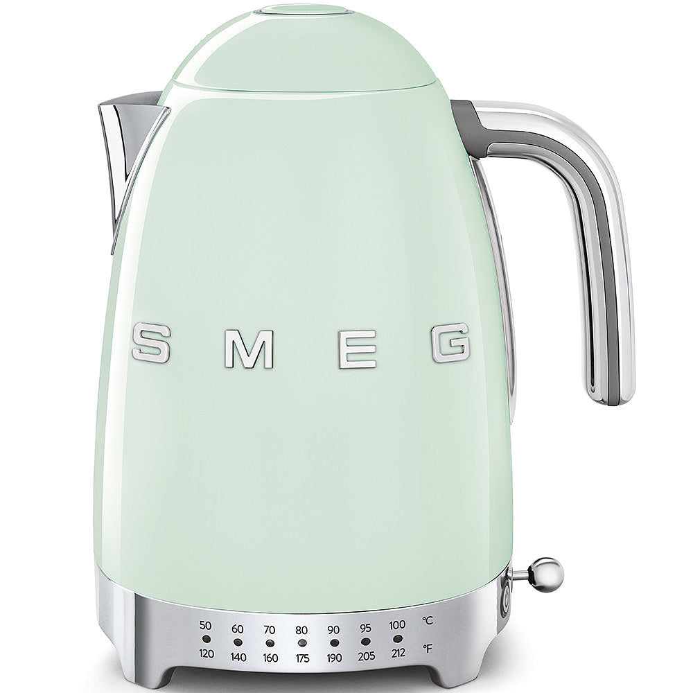 Smeg Electric Kettle - Variable Temperature - 1.7L - Pastel green