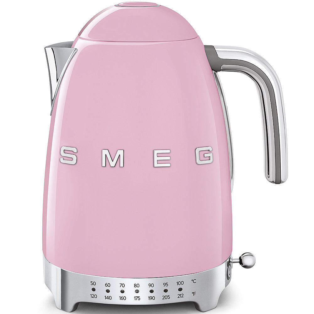 Smeg Electric Kettle - Variable Temperature - 1.7L - Pink
