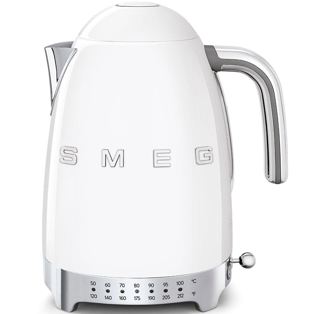 Smeg Electric Kettle - Variable Temperature - 1.7L - White