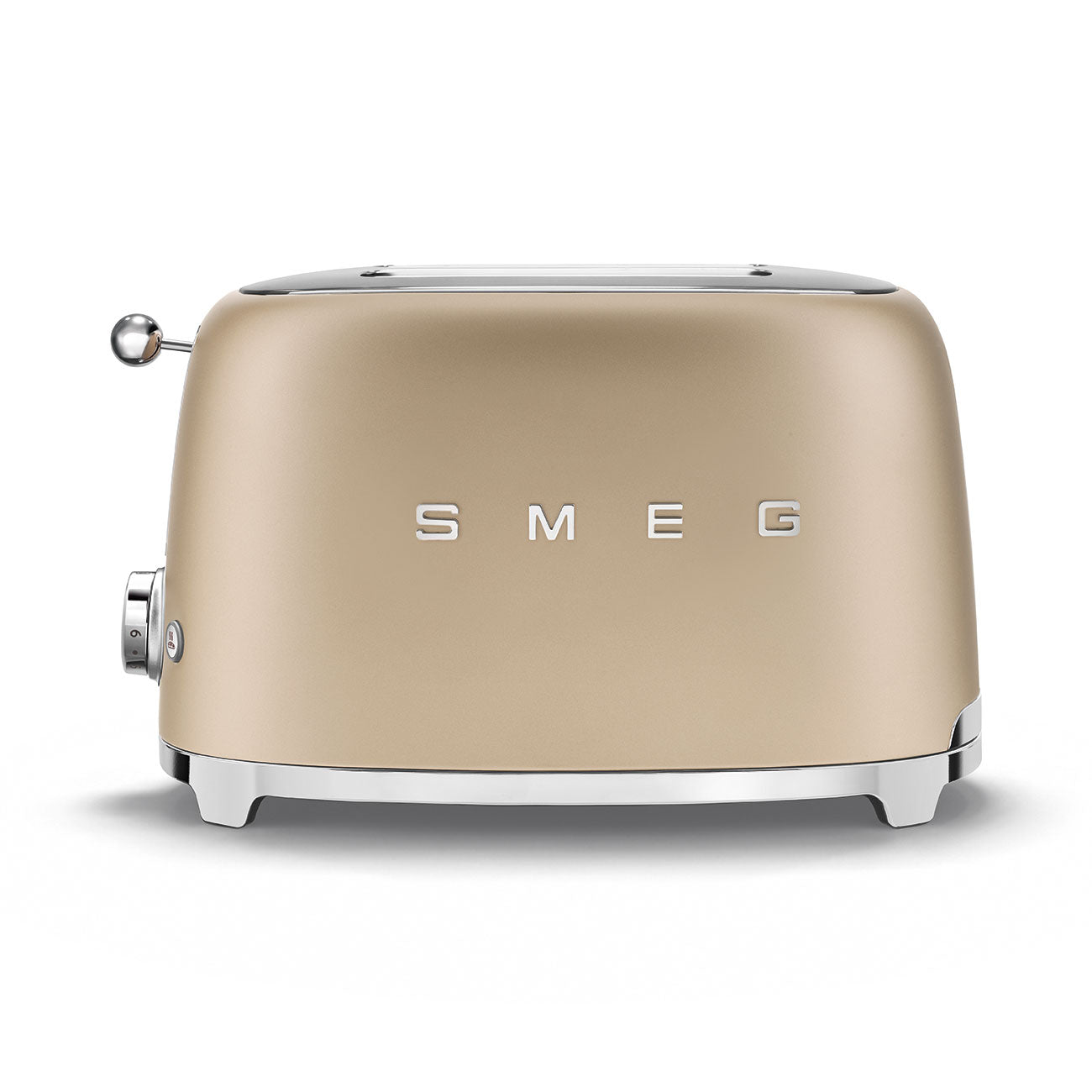 Smeg 2-Slice Toaster - Matte Champagne