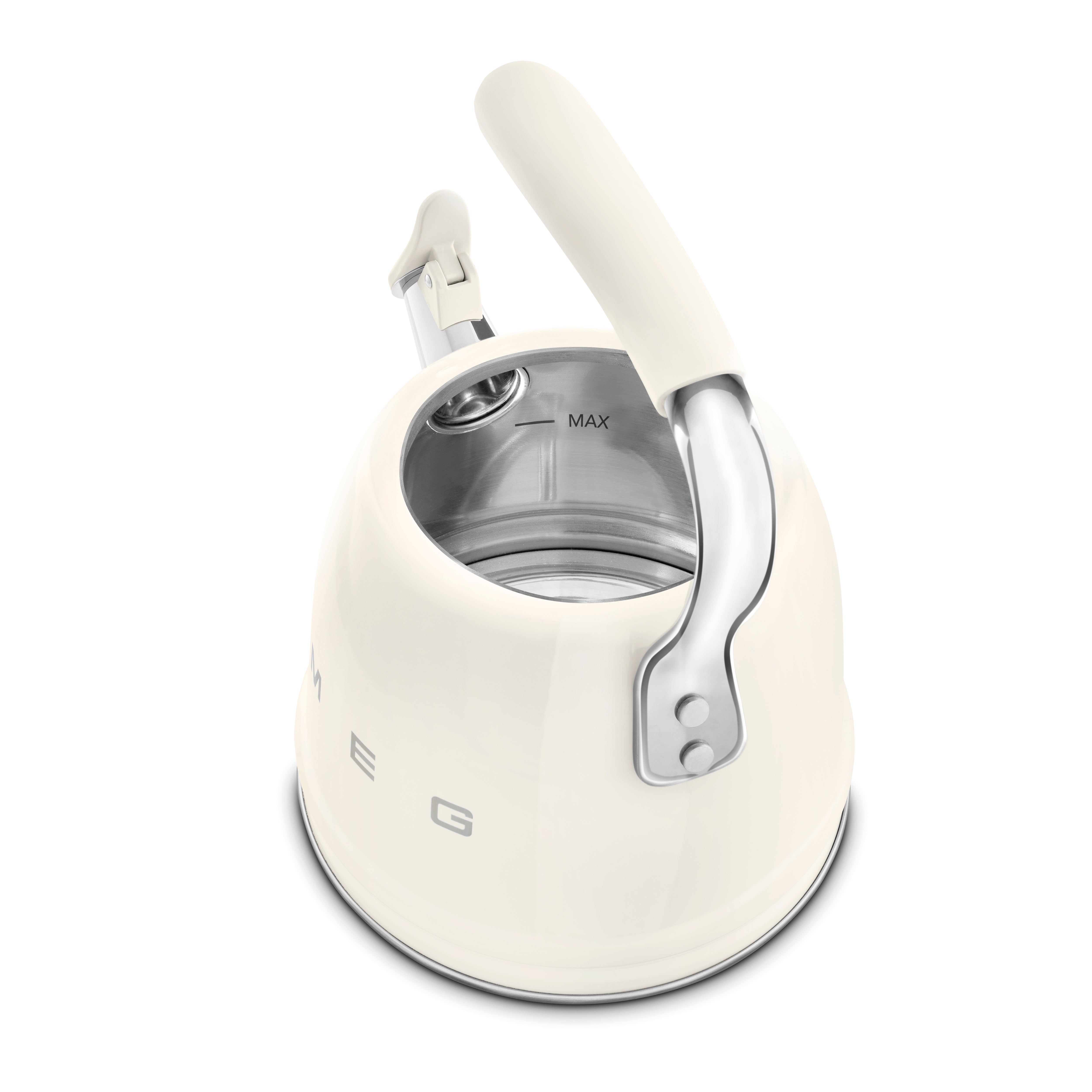 Smeg Whistling Kettle 2.3L-Cream