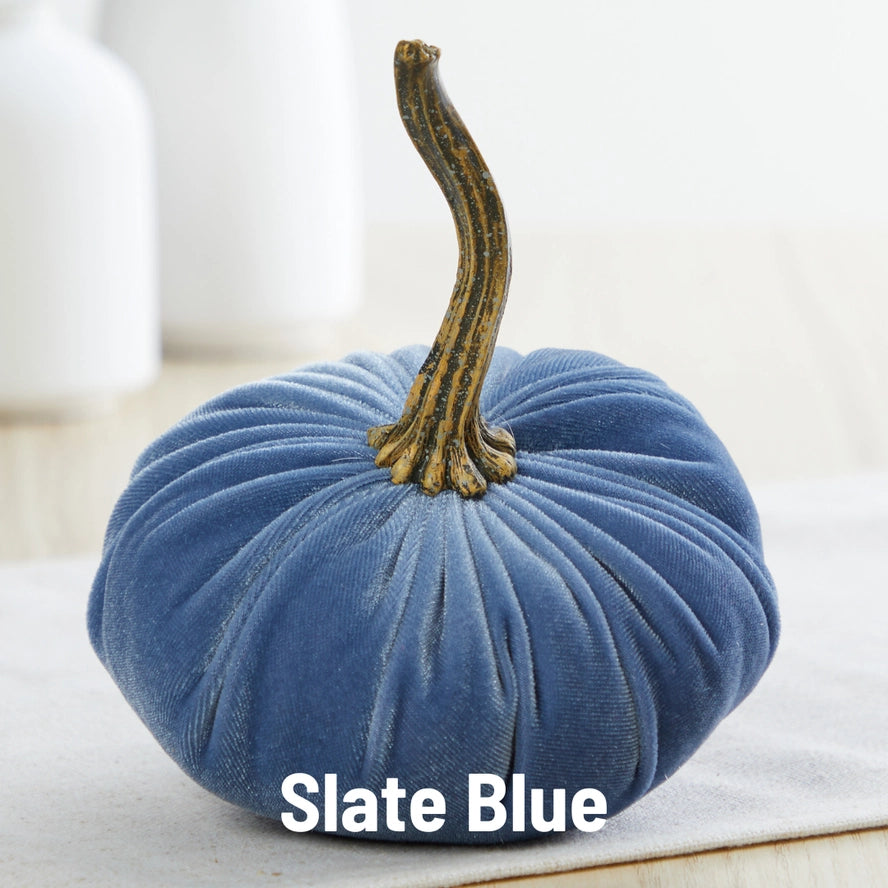 Handmade Large Velvet Pumpkins