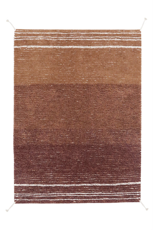 Reversible washable rug Twin Toffee