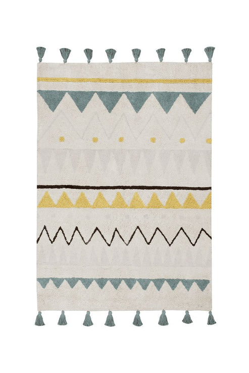 Azteca Natural-Vintage Blue Small