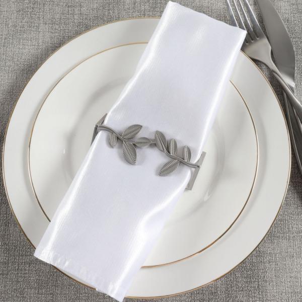 Flat Vintage Napkin Ring, Set of 4 - Thirty Six Knots - thirtysixknots.com