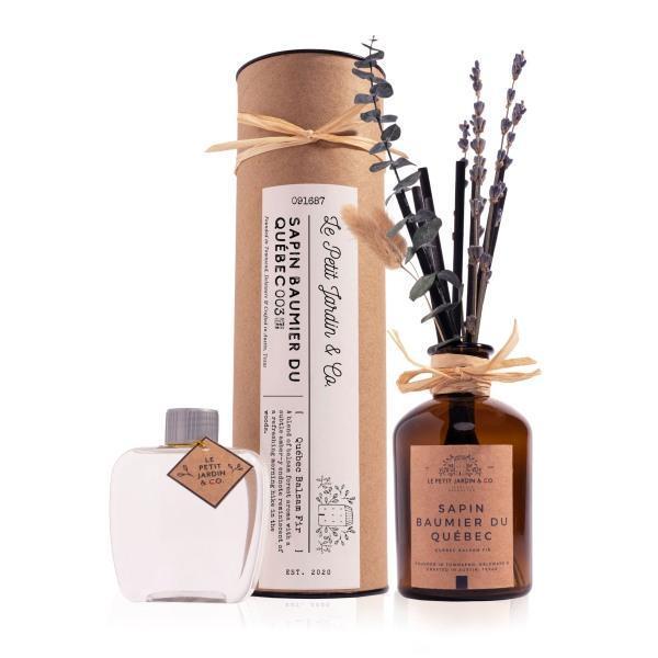 Quebec Balsam Fir Reed Diffuser w/ Lavender & Eucalyptus - Thirty Six Knots - thirtysixknots.com