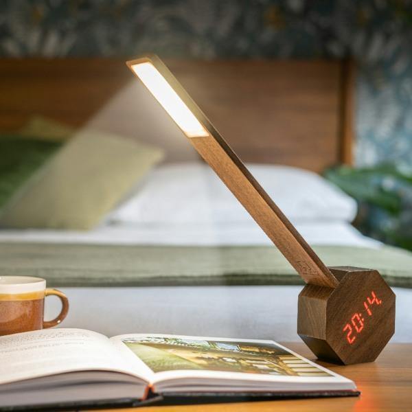 Gingko Octagon One Plus Portable Alarm Clock Desk Light - Thirty Six Knots - thirtysixknots.com