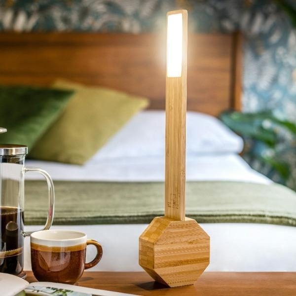 Gingko Octagon One Plus Portable Alarm Clock Desk Light - Thirty Six Knots - thirtysixknots.com