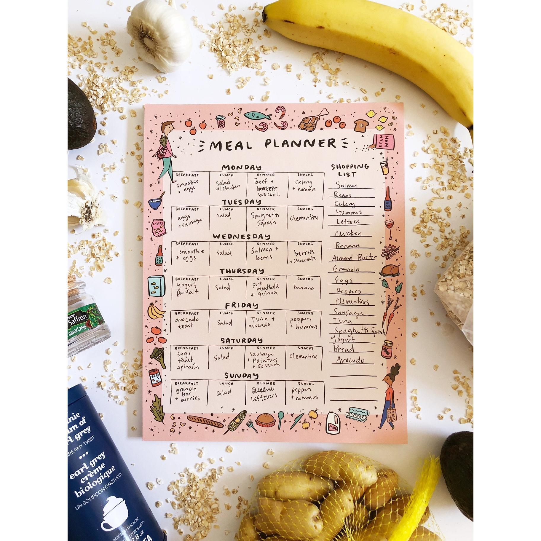 Meal Planner Notepad - Thirty Six Knots - thirtysixknots.com