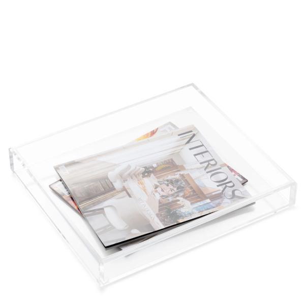 JR William Large Acrylic Tray, Crystal Clear - Thirty Six Knots - thirtysixknots.com