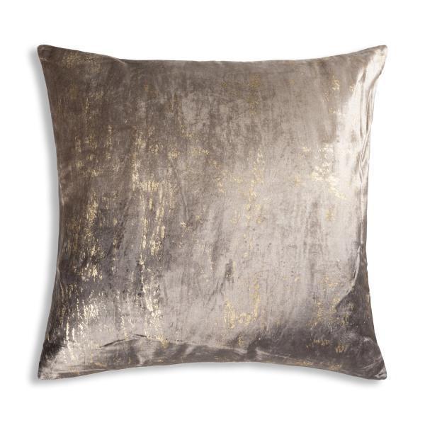 Raina Charcoal Ombre Velvet Pillow - Thirty Six Knots - thirtysixknots.com