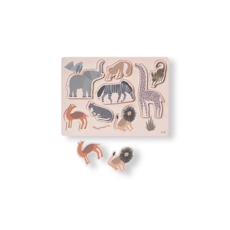 Ferm Living - Safari Puzzle - Thirty Six Knots - thirtysixknots.com