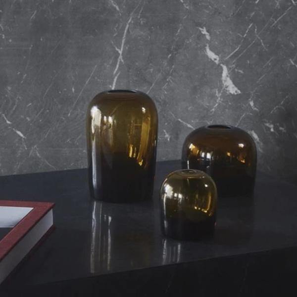 Audo Copenhagen Troll Glass Vase - Amber - Thirty Six Knots - thirtysixknots.com