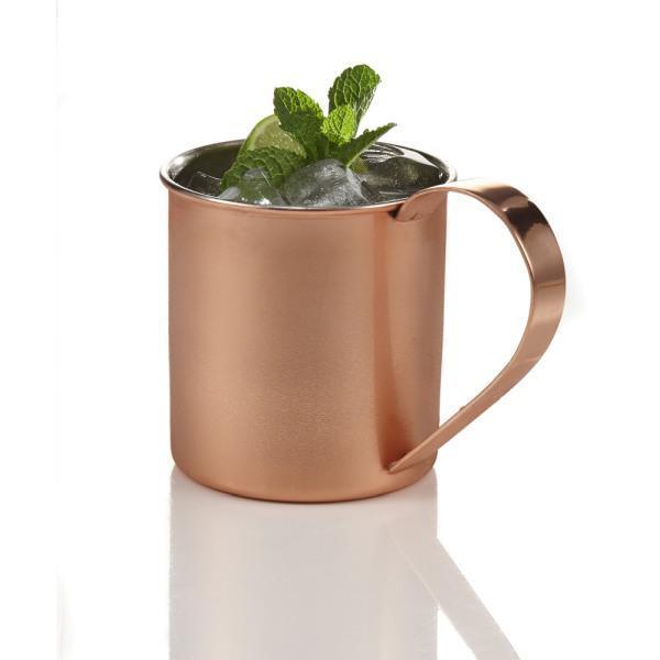 Moscow Mule Copper and Stainless Steel Straight Shaped Mug 20oz - Thirty Six Knots - thirtysixknots.com