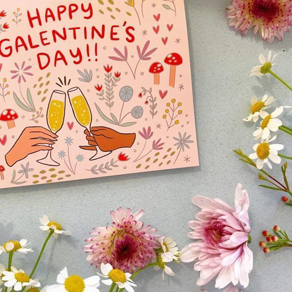 Galentine's Day Card - Thirty Six Knots - thirtysixknots.com