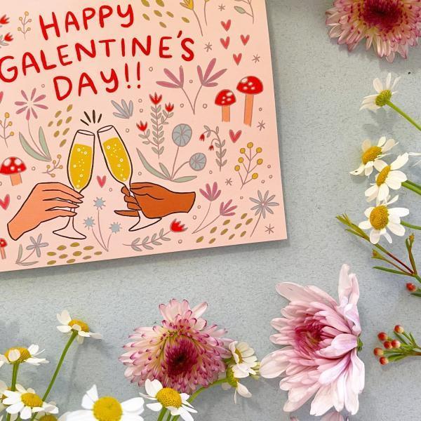 Galentine's Day Card - Thirty Six Knots - thirtysixknots.com