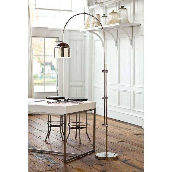 Regina Andrew Arc Floor Lamp With Metal Shade - Thirty Six Knots - thirtysixknots.com