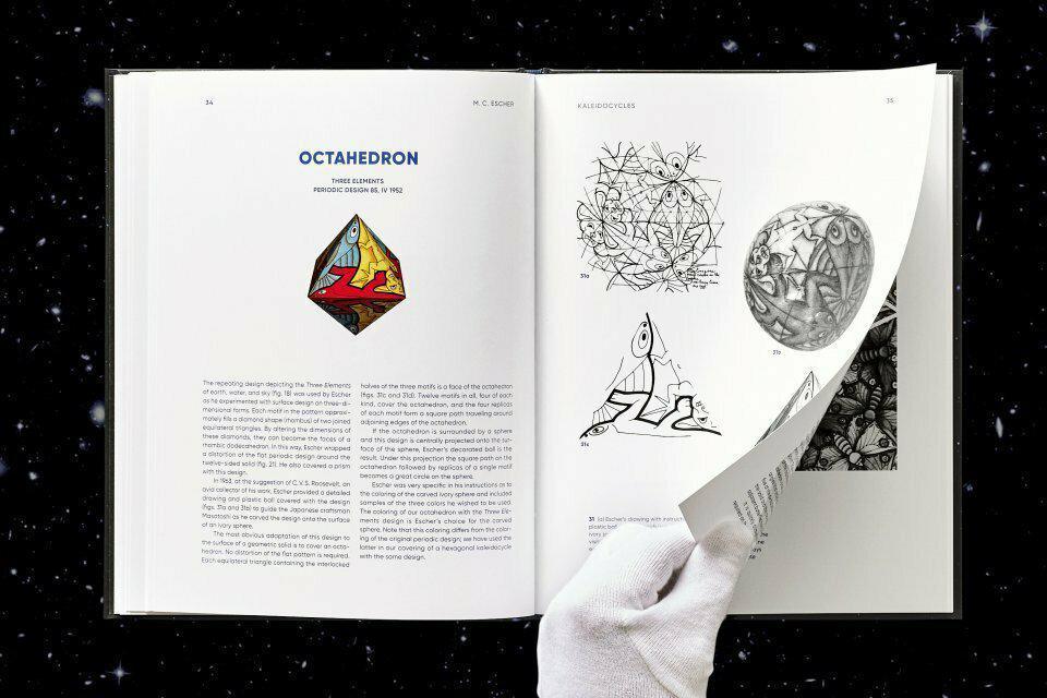 M.C. Escher. Kaleidocycles - Thirty Six Knots - thirtysixknots.com