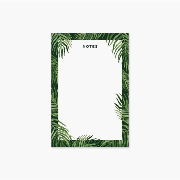 Palm Frond Notepad - Thirty Six Knots - thirtysixknots.com