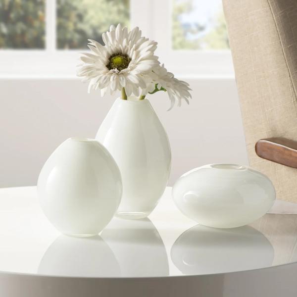 MINI LUSTRE ASSORTED 3 PIECE GLASS VASE SET - Thirty Six Knots - thirtysixknots.com