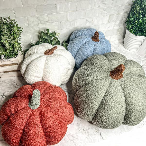 Cute Fall Decorations, Plush Pumpkin Decor, Halloween Home - Thirty Six Knots - thirtysixknots.com