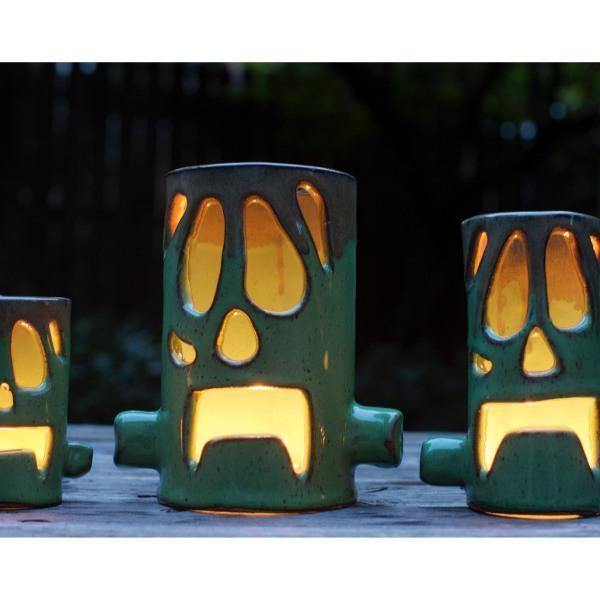 Halloween Frankenstein Luminary - Thirty Six Knots - thirtysixknots.com