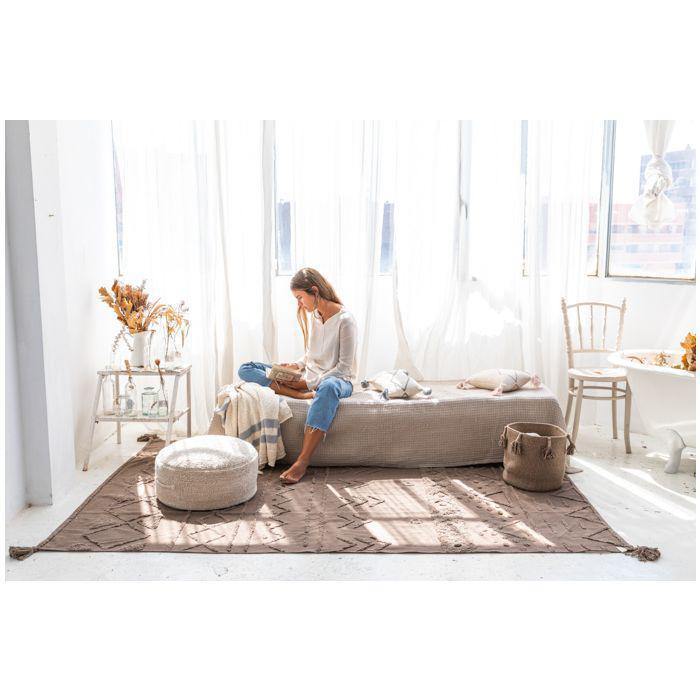 Lorena Canals Knitted Cushion Little Oasis Nat-Indu - Thirty Six Knots - thirtysixknots.com