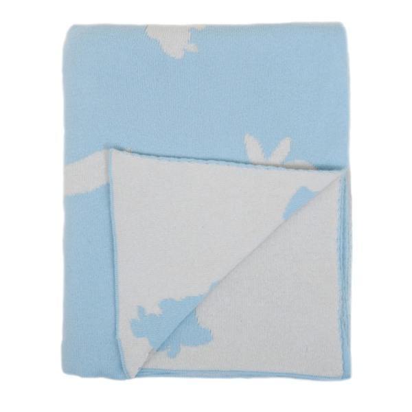 Bunny Knit Baby Blanket - Thirty Six Knots - thirtysixknots.com