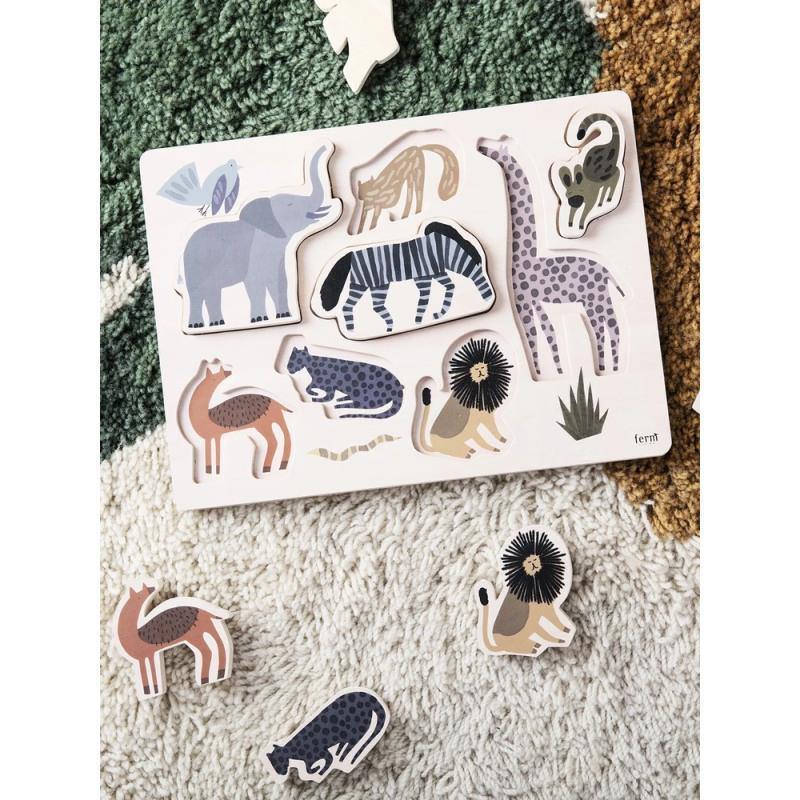 Ferm Living - Safari Puzzle - Thirty Six Knots - thirtysixknots.com