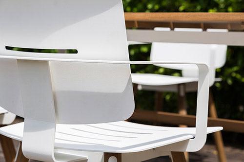 COCO ARMCHAIR WITH ALUMINUM LEGS - Thirty Six Knots - thirtysixknots.com