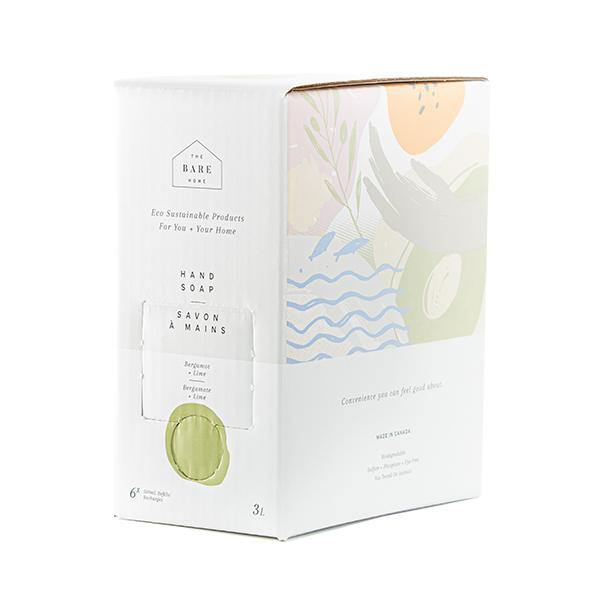 Hand Soap 3L Refill Box - Bergamot & Lime - The Bare Home - Thirty Six Knots - thirtysixknots.com