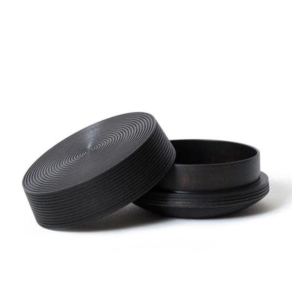 Morihata Karmi Wooden Tea Canister, Za Sumi (Black) - Thirty Six Knots - thirtysixknots.com