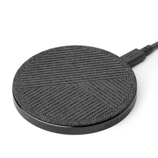 Native Union Drop Wireless Fabric Charger Slate - Thirty Six Knots - thirtysixknots.com