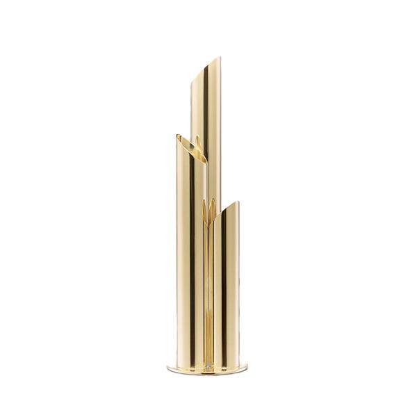 Skultuna Brass Tatlin Vase - Thirty Six Knots - thirtysixknots.com