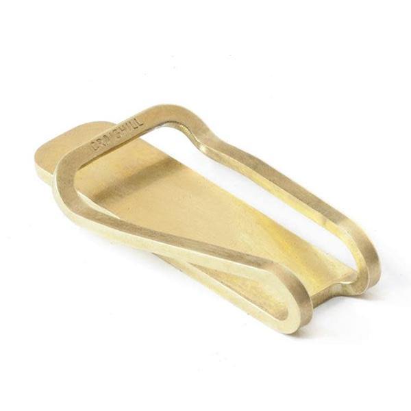 Square Money Clip - Brass - Thirty Six Knots - thirtysixknots.com