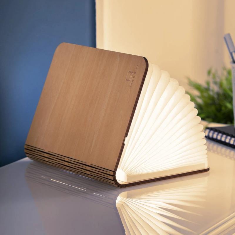 Gingko Smart Booklight - Natural Wood - Thirty Six Knots - thirtysixknots.com