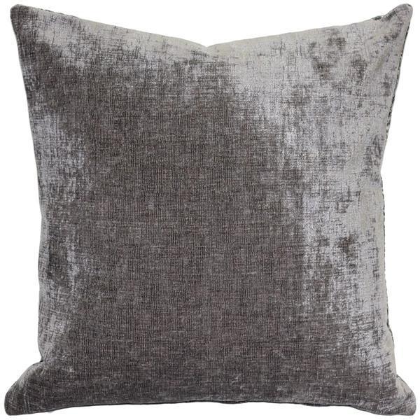 Venetian Velvet Cloud Gray Throw Pillow - Thirty Six Knots - thirtysixknots.com