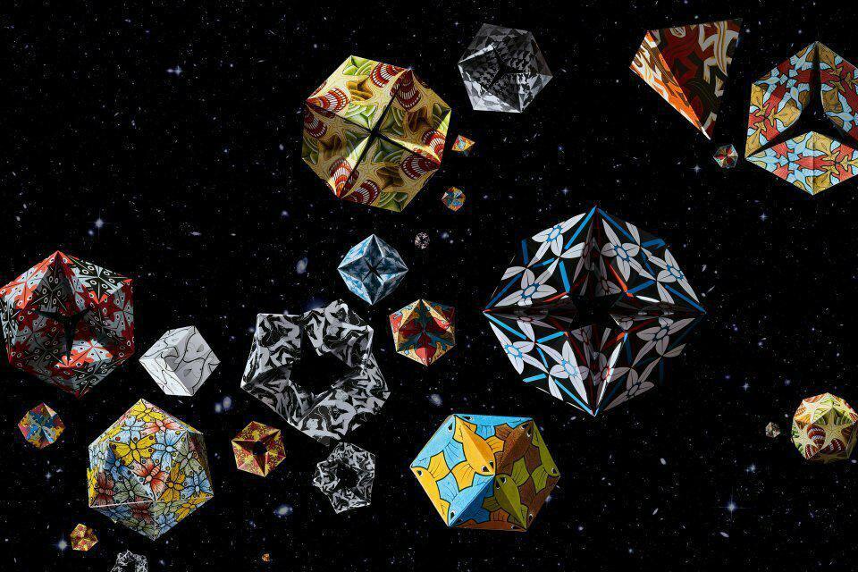 M.C. Escher. Kaleidocycles - Thirty Six Knots - thirtysixknots.com