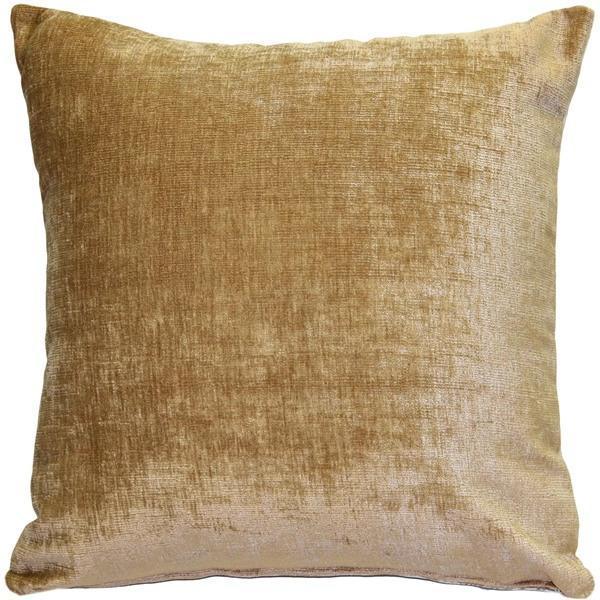 Venetian Velvet Golden Brown Throw Pillow - Thirty Six Knots - thirtysixknots.com