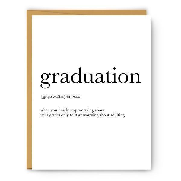 Graduation Definition - Greeting Card - Thirty Six Knots - thirtysixknots.com
