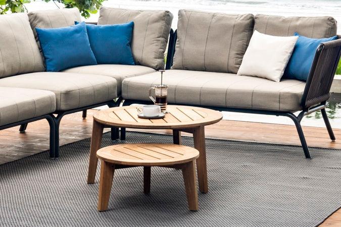 OASIQ Attol Teak Side Table - Thirty Six Knots - thirtysixknots.com