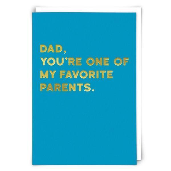 Dad Favourite Greetings Card - Thirty Six Knots - thirtysixknots.com