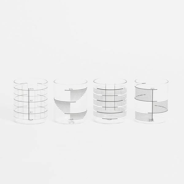 Borosilicate Glasses - Mix Set of 4 - Thirty Six Knots - thirtysixknots.com