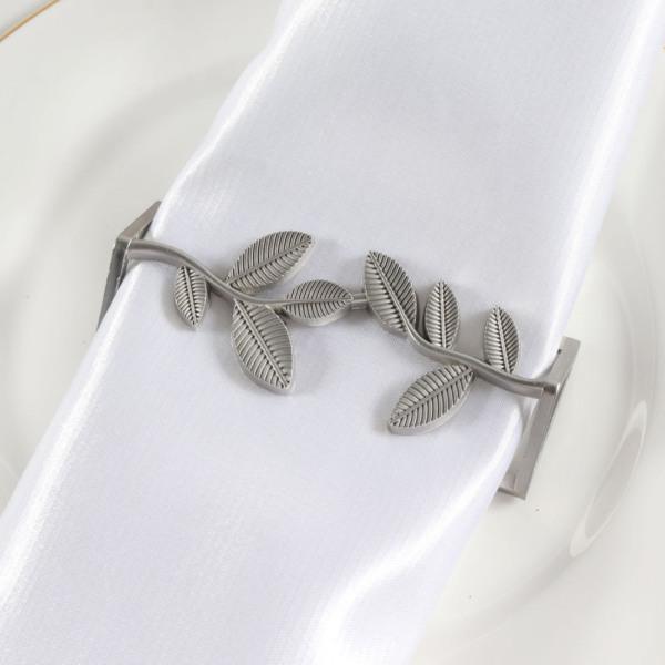 Flat Vintage Napkin Ring, Set of 4 - Thirty Six Knots - thirtysixknots.com