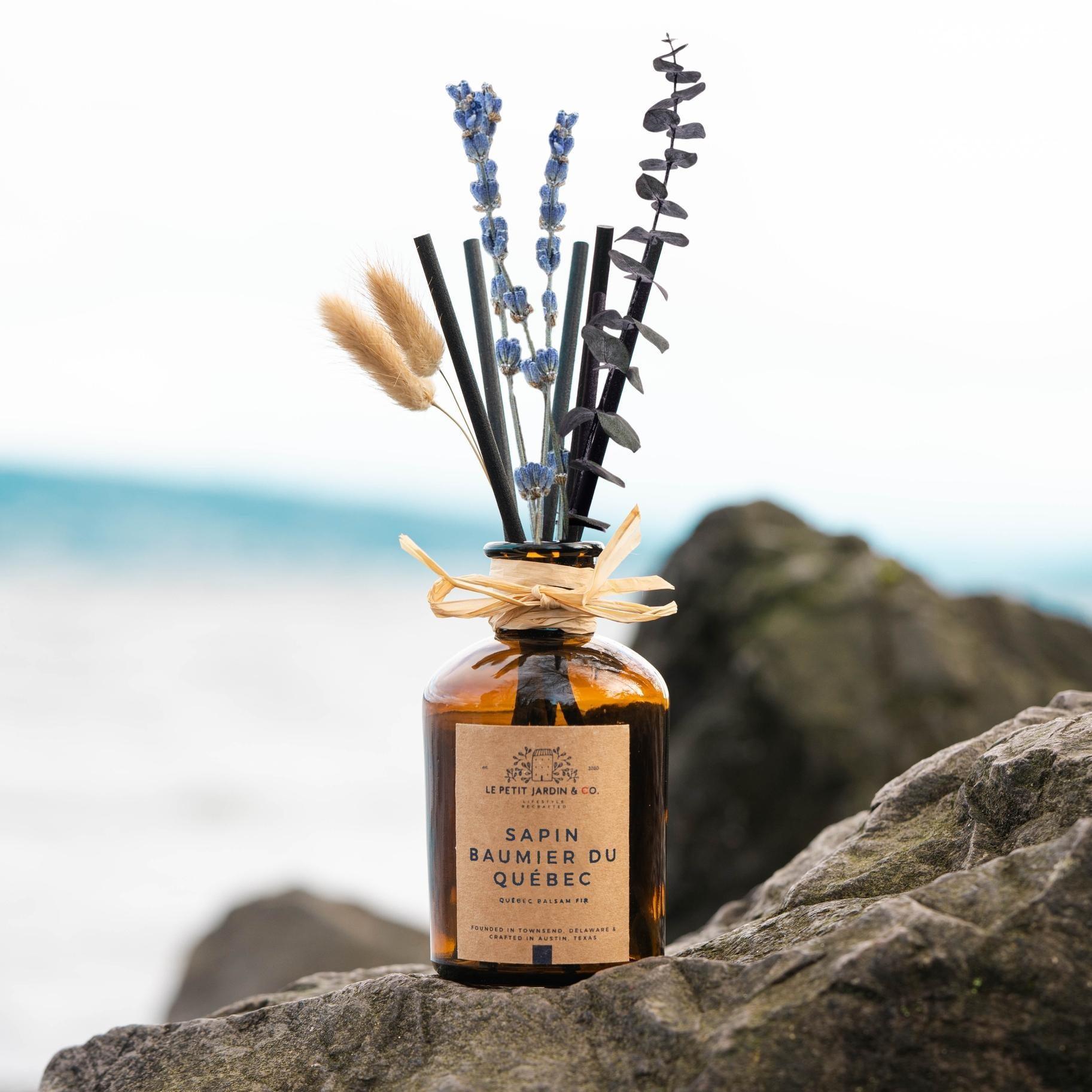 Quebec Balsam Fir Reed Diffuser w/ Lavender & Eucalyptus - Thirty Six Knots - thirtysixknots.com