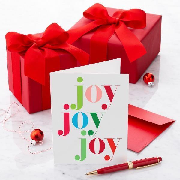 Joy Joy Joy - Holiday Greeting Card - Thirty Six Knots - thirtysixknots.com