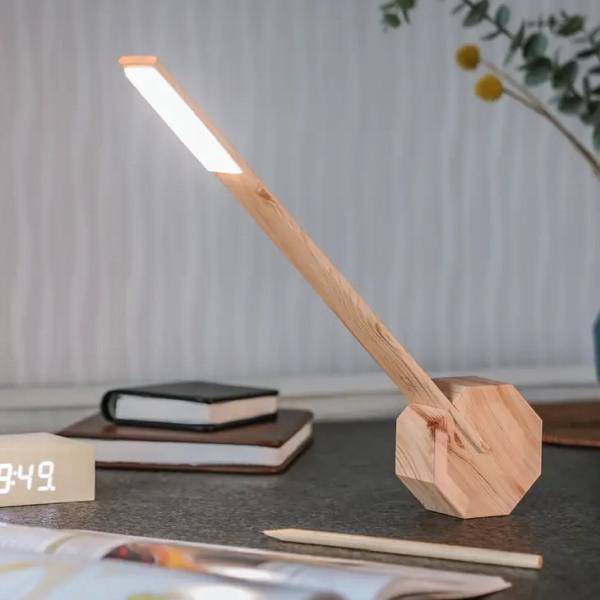 Gingko Octagon One Portable Desk Lamp - Thirty Six Knots - thirtysixknots.com