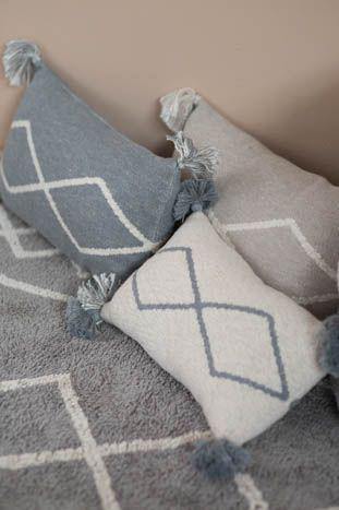 Lorena Canals Knitted Cushion Little Oasis Nat-Indu - Thirty Six Knots - thirtysixknots.com