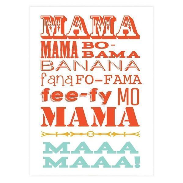 Mama Mama Bobama Greeting Card | Mother's Day - Thirty Six Knots - thirtysixknots.com