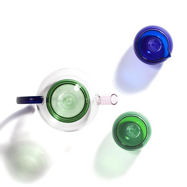 Fundamental Berlin Bubble Glass Milk and Sugar Set - Thirty Six Knots - thirtysixknots.com